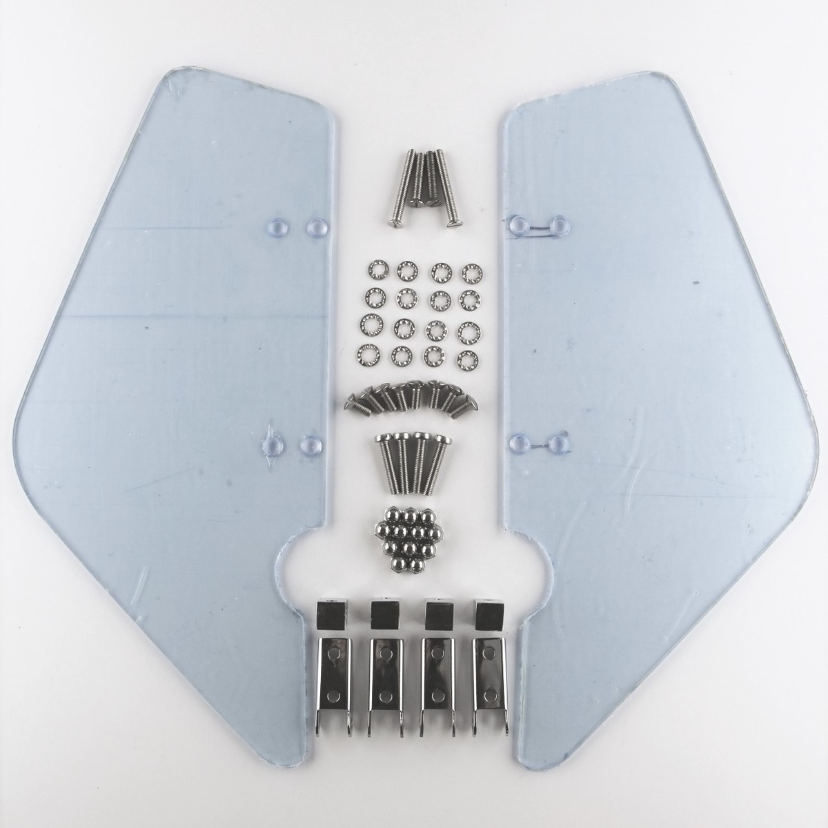 Wind deflectors - for use with folding screen